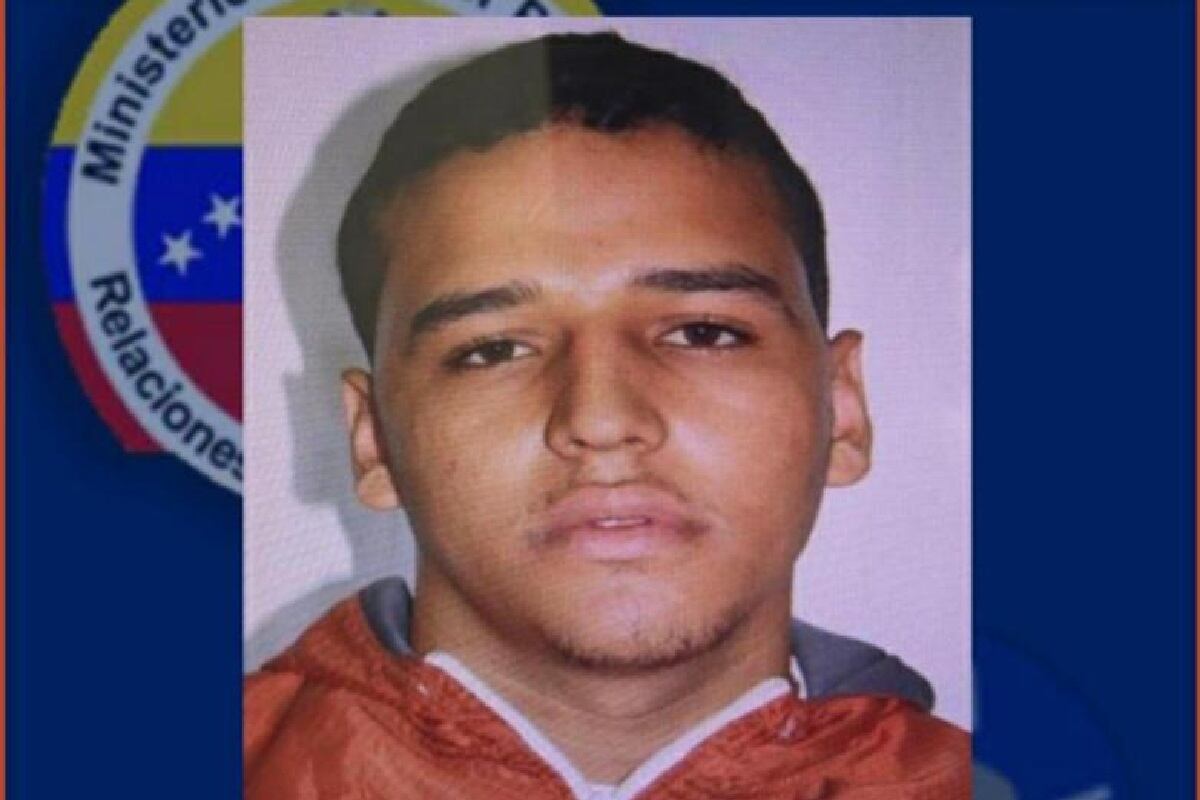 Yofren Javier Guedez, alias 'Mayeya', uno de los líderes del Tren de Aragua que fue condenado a 26 años de prisión en Bogotá, Colombia. (Foto de la Policía Bolivariana de Venezuela)