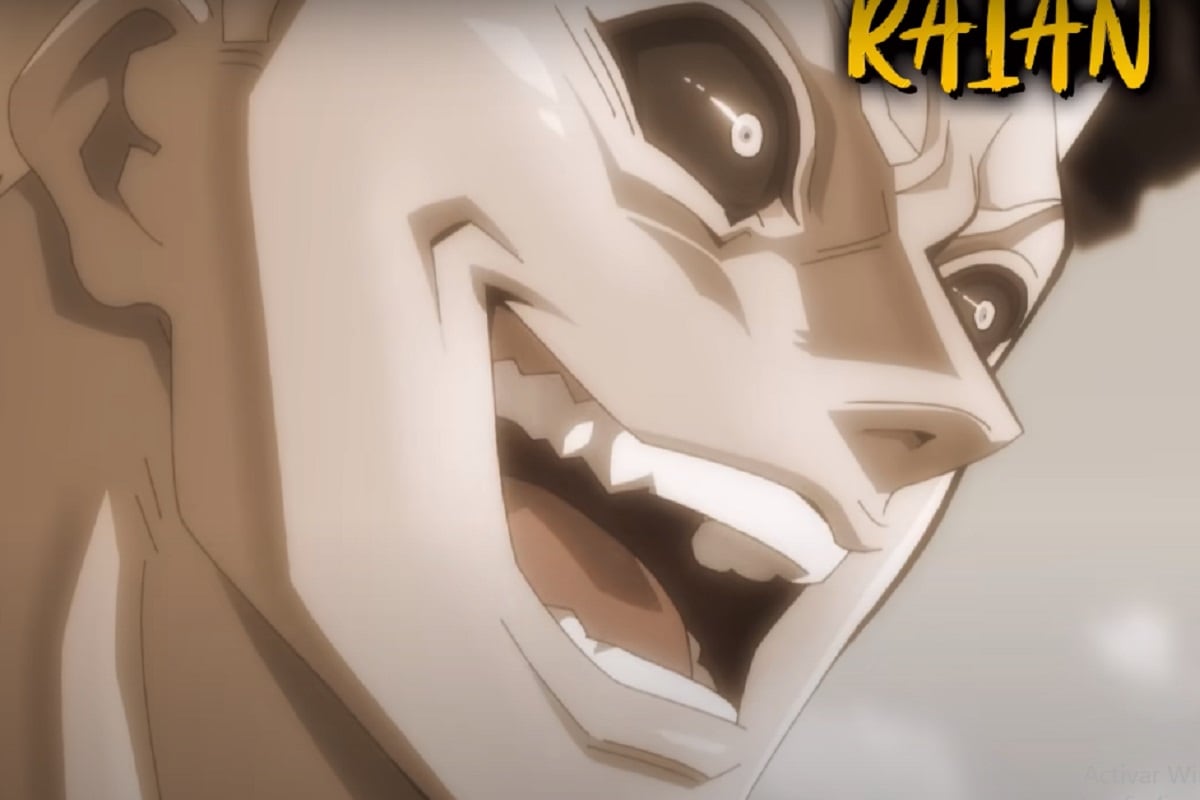 Raian Kure gana el segundo combate en la película "Baki Hanma vs Kengan Ashura", pero su oponente Jack Hammer quiere seguir peleando (Foto: Netflix)