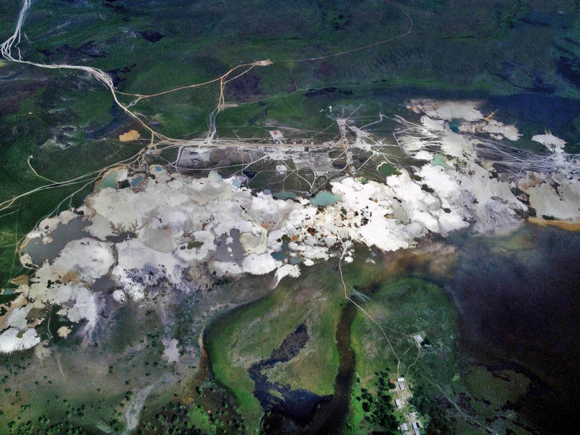 Minas Gran Sabana en el Parque Nacional Canaima. Pemon Estado de Bolivar, Venezuela. Foto: Charles Brewer.