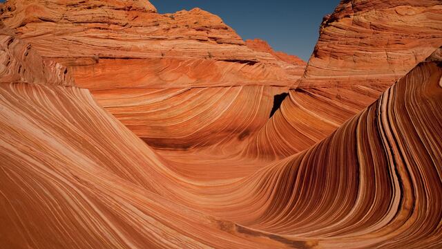 Vista llamativa: Estas piedras en Arizona forman una gran ola