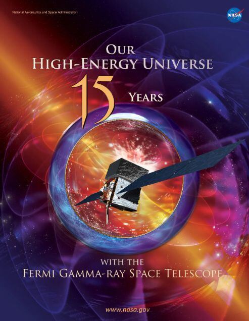 “Our High-Energy Universe: 15 Years with the Fermi Gamma-ray Space Telescope.” (Foto: NASA)