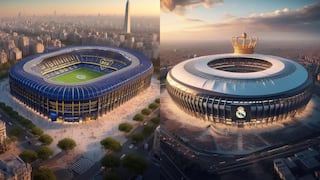 Así lucen los estadios del Real Madrid, Porto, Barcelona, Arsenal y más usando la inteligencia artificial