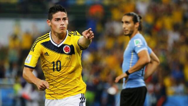 Golazo de James Rodríguez ante Uruguay el mejor de Brasil 2014