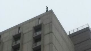 Hotel Sheraton: testigos captaron estas imágenes del suicidio