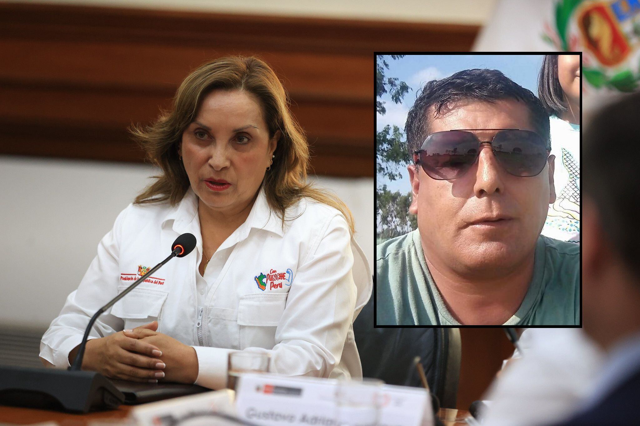 Dina Boluarte tenía un vínculo familiar con el maestro asesinado en Ate el lunes 14. (Foto: Presidencia / Facebook: Julio César Pacheco Pimentel)