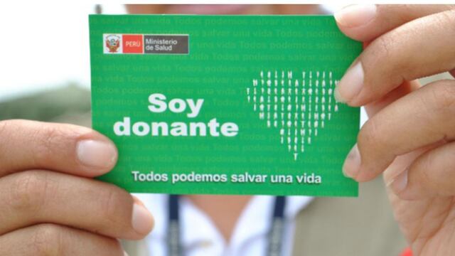 Minsa: crean grupo de trabajo para reglamentar ley que promueve donación de órganos y tejidos humanos