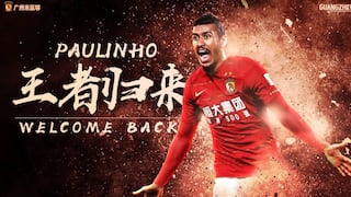 Barcelona: Guangzhou Evergrande hace oficial el regreso de Paulinho