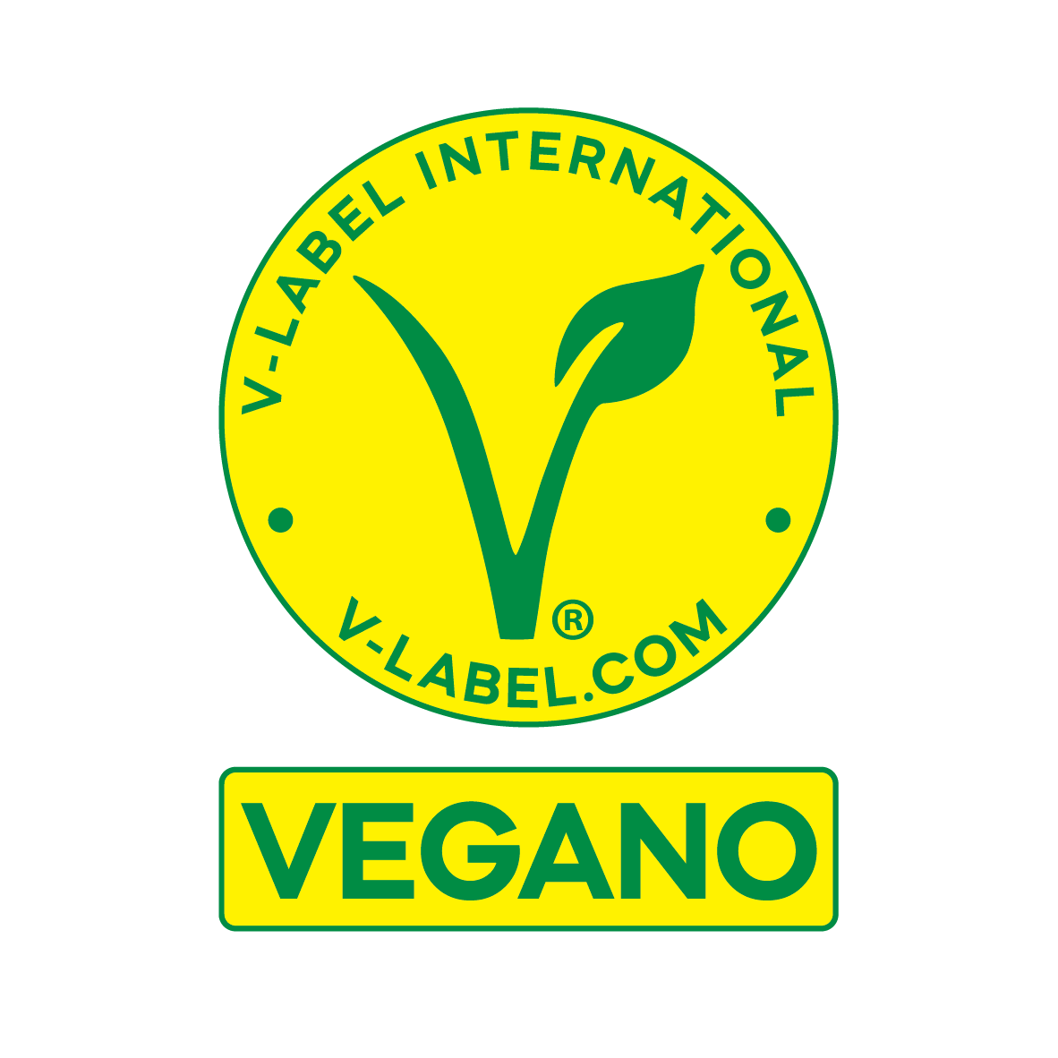 La versión antigua decía “European Vegetarian Union - V-Label.eu” (o Checked and Aproved - V-label.com), mientras que ahora indica: “V-Label Internacional - V-Label.com”.