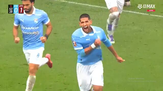 Luis Abram puso el empate parcial entre Sporting Cristal y UTC por la fecha 7 del Torneo Clausura de la Liga 1.