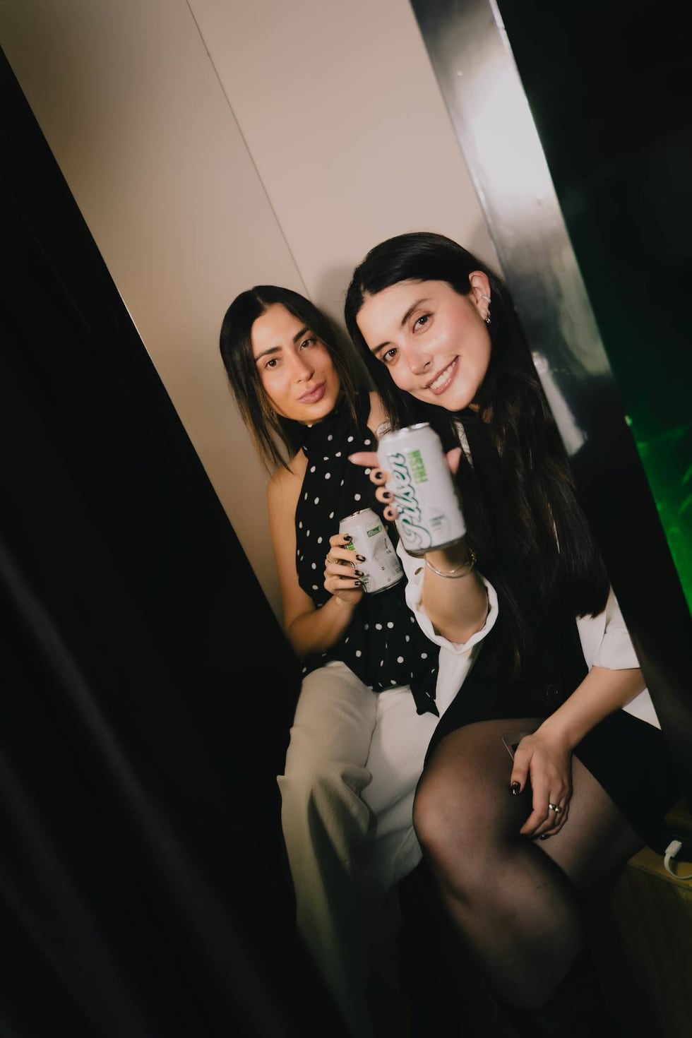 Luis Saavedra, Celia Fernández y Katherine Rodríguez coinciden en el aniversario de Andiamo, festejado en La Cuadra de Salvador. Chacarilla.