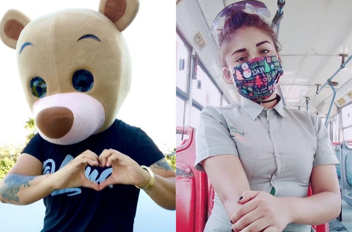 Osito Lima protagoniza divertida coreografía con famosa cobradora de Tik Tok. (Foto: @lima/@taniiaccapacca)