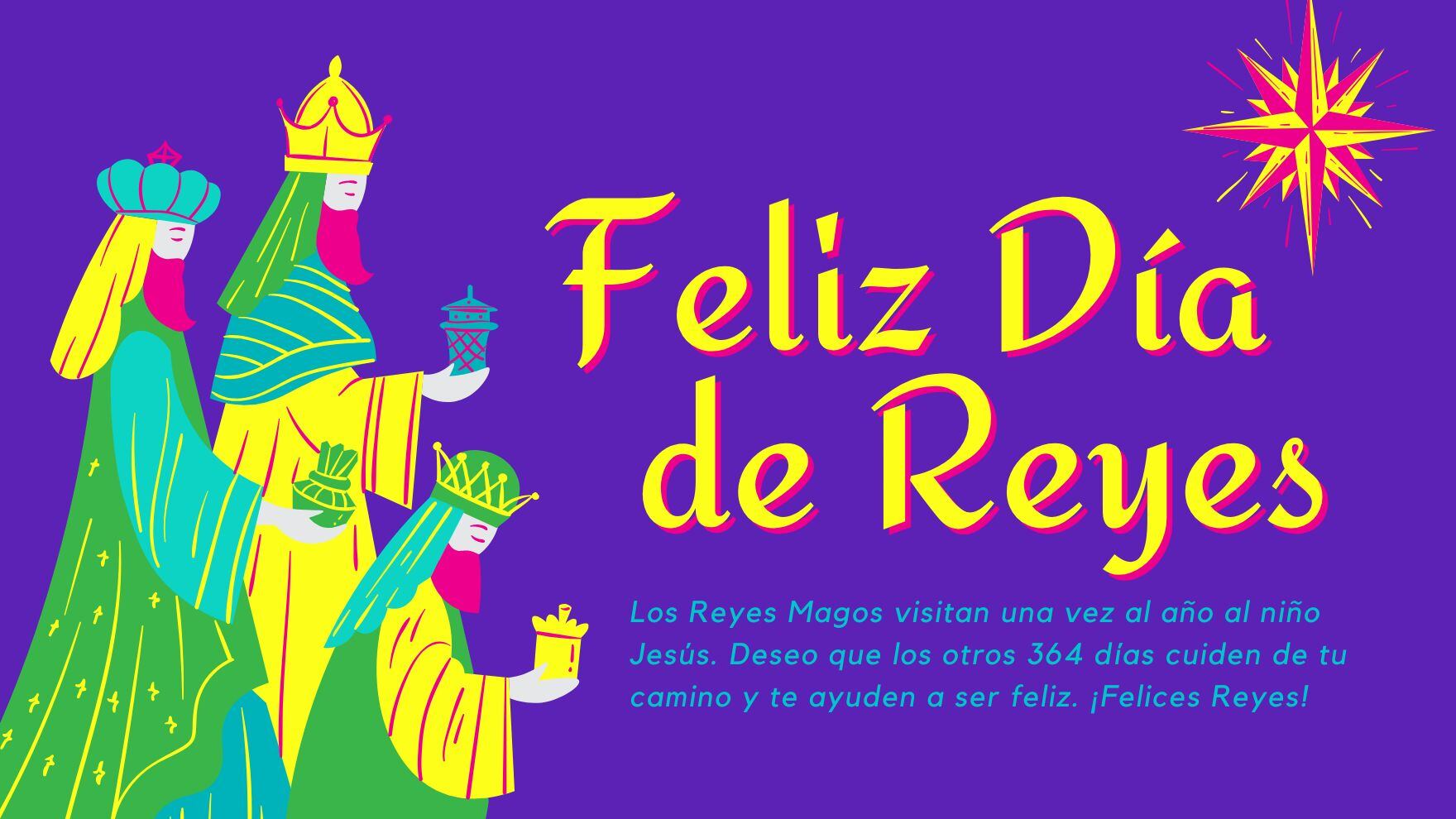 Celebra a lo grande la Bajada de Reyes Magos 2025 con las mejores tarjetas para compartir en WhatsApp, Facebook, Instagram, TikTok, Reddit, Snapchat, Threads, X y Telegram. (Foto: Canva / Jairo Rúa)