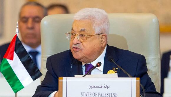 El presidente palestino Mahmud Abbas. (Foto de AGENCIA DE PRENSA SAUDITA / AFP)