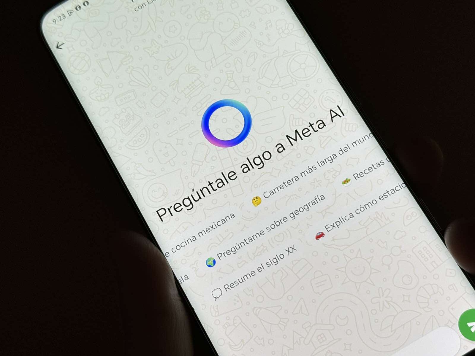 WHATSAPP | Así luce la inteligencia artificial en la app. (Foto: MAG - Rommel Yupanqui)