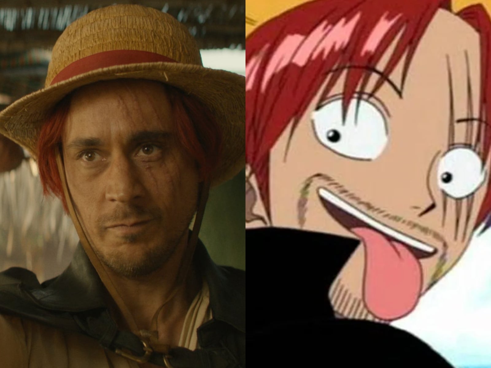 Peter Gadiot como Shanks en "One Piece" (Foto: Netflix)