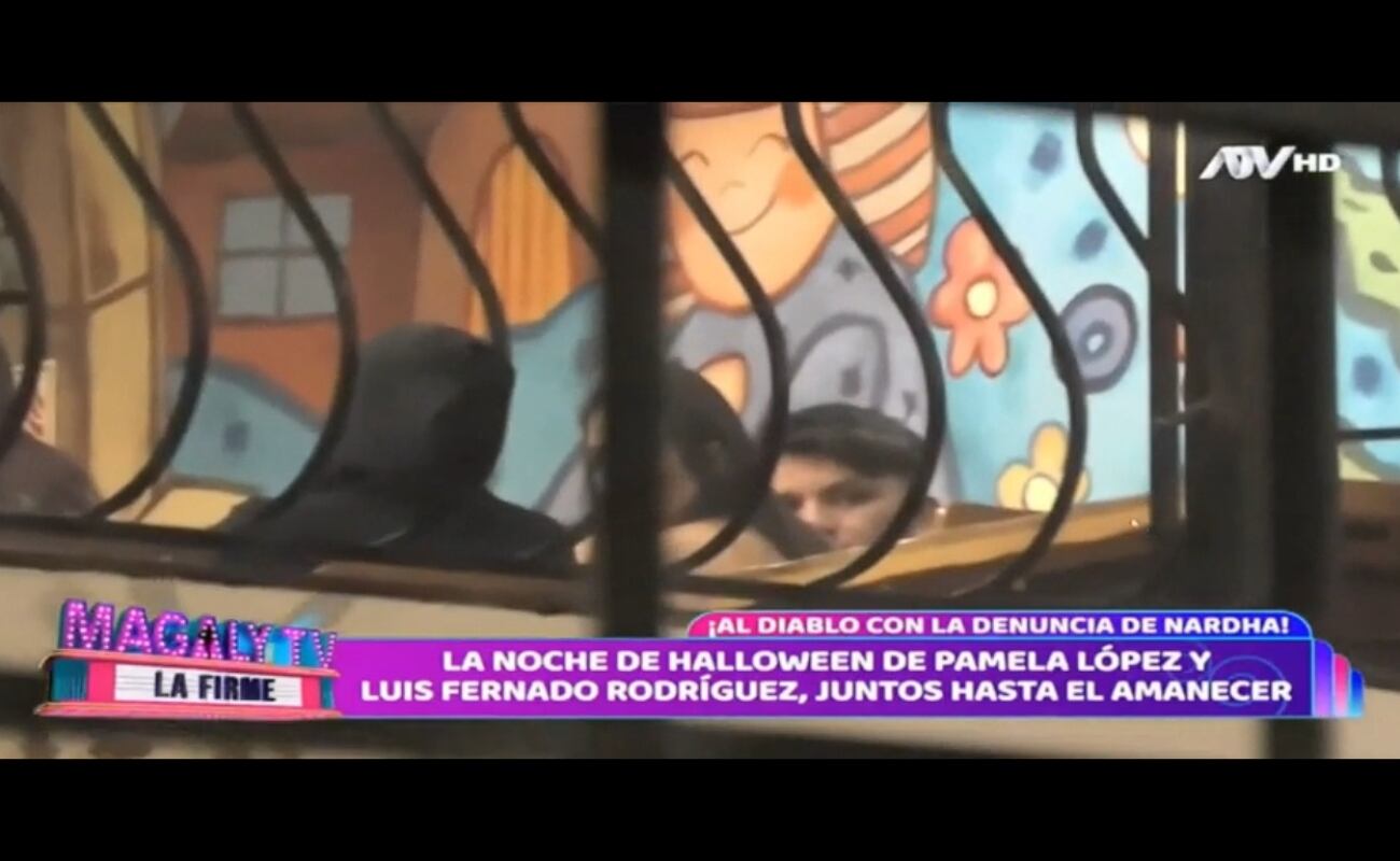 Pamela López se negó a responder sobre la reciente oficialización entre Cueva y Franco. Foto: Captura Magaly Tv La Firme