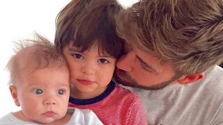 Gerard Piqué compartió tierna foto de sus hijos con Shakira