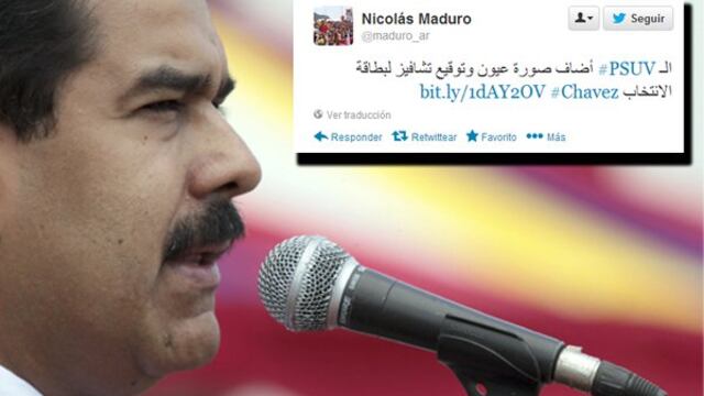 Nicolás Maduro, el presidente políglota en Twitter