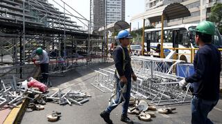 Av. Brasil: vías auxiliares ya se encuentran cerradas por Parada Militar