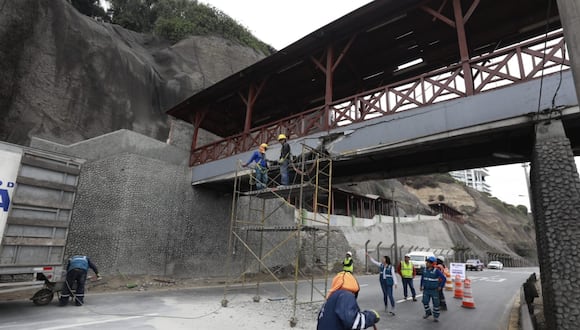 Anuncian desvío vehicular tras este cierre parcial de la Costa Verde. (Foto: Julio Reaño/@photo.gec)