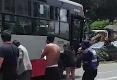 La Molina: mujer de 70 años sufre grave lesión en la pierna tras ser atropellada por bus del corredor Rojo