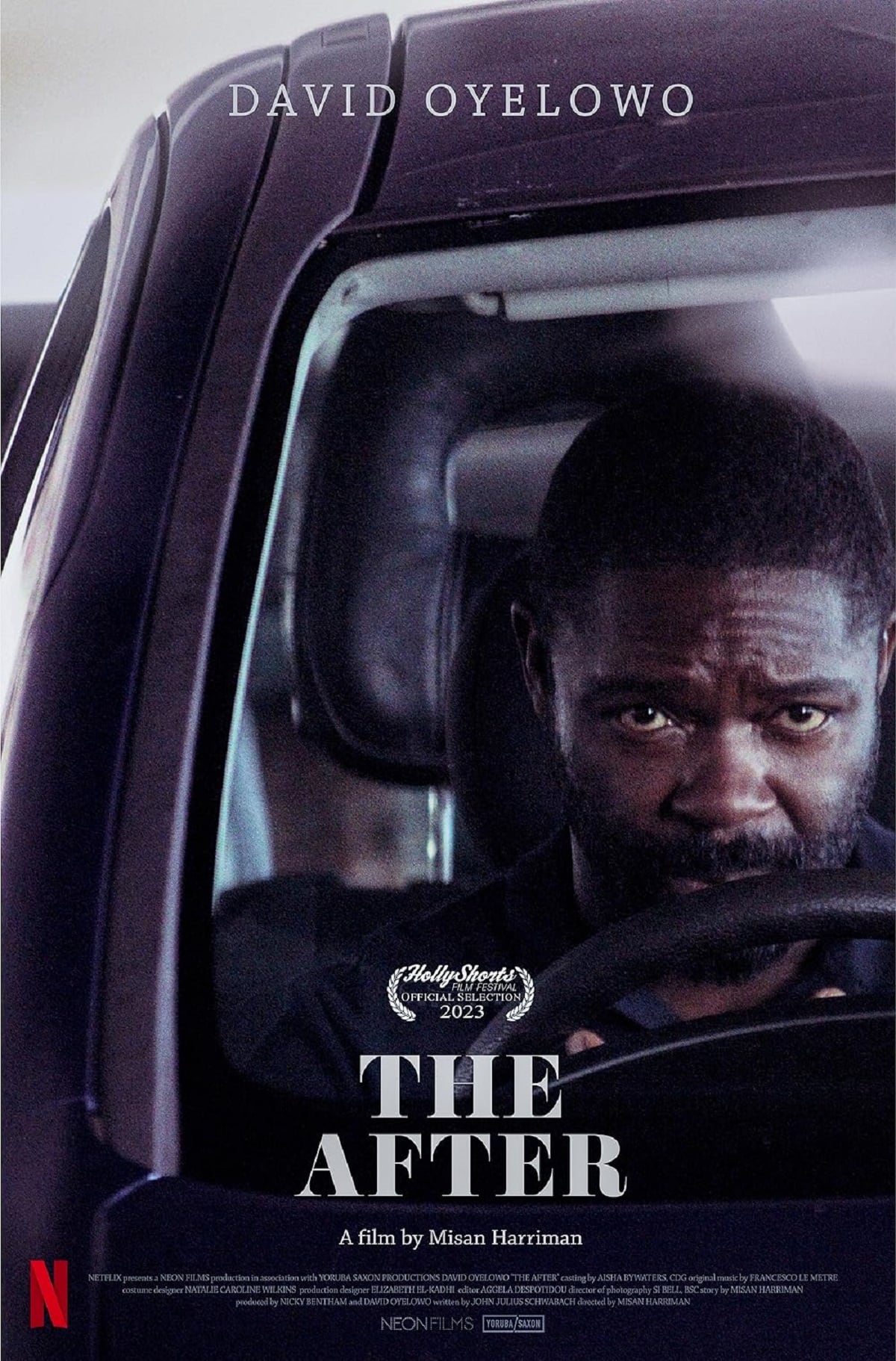 David Oyelowo como Dayo en el afiche del cortometraje británico "El después" (Foto: Neon Films)