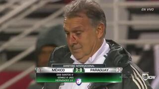 México vs. Paraguay: el curioso momento en que Berizzo le tiró un pelotazo al 'Tata' Martino | VIDEO