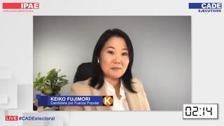 Fact checking: Keiko Fujimori y sus afirmaciones sobre el COVID-19 y otros temas en CADE Electoral