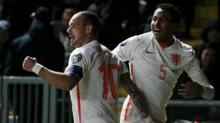 Holanda venció 2-1 a Kazajistán y sueña con la Eurocopa 2016