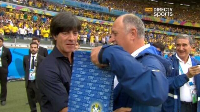 Brasil vs. Alemania: ¿Qué le regaló Scolari a Joachim Löw?