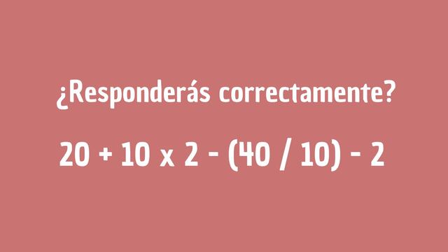 Un ejercicio para buenos pensadores: ¿acertarás con la respuesta en 7 segundos