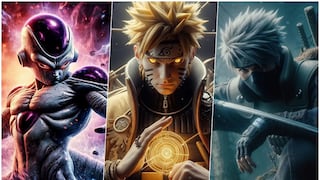 Seiya, Naruto, Vegeta y más impresionantes retratos de personajes de animes hechos con IA