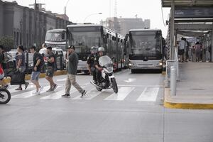 Policía no paga papeletas impuestas a sus vehículos que invadieron la vía exclusiva del Metropolitano | VIDEOS