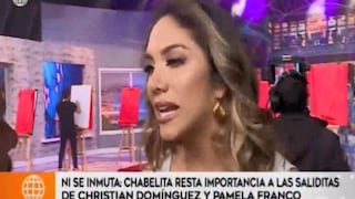 Isabel Acevedo y su respuesta sobre salidas de Christian Domínguez y Pamela Franco | VIDEO