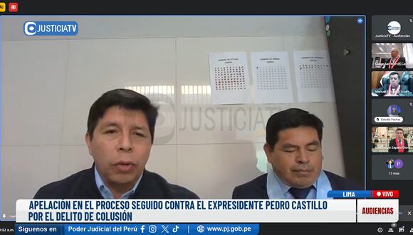 Pedro Castillo, a través de sus abogados, presentó una recusación contra Juan Carlos Checkley. (Justicia TV)