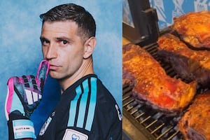 Dibu Martínez mostró el tradicional asado de Argentina previo al partido ante Austria: “Todo light” | VIDEO