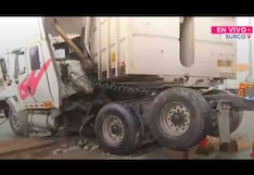 Panamericana Sur: choque de camión generó tráfico vehicular por más de dos horas