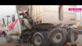 Panamericana Sur: choque de camión generó tráfico vehicular por más de dos horas