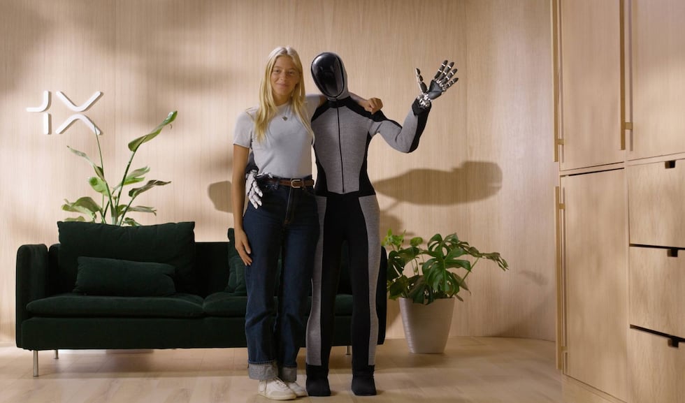 Este modelo de robot podría hacer las tareas del hogar. (Foto: 1x.tech)