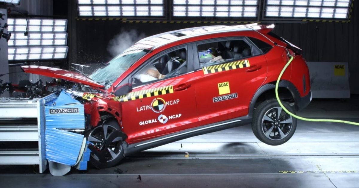 Así le fue al Chery Tiggo 2 Pro en las pruebas de seguridad de Latin NCAP