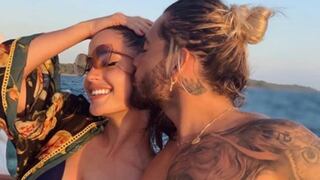 Instagram: Maluma compartió fotografía de Natalia Barulich sin maquillaje