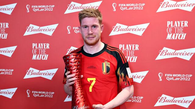 De Bruyne, sorprendido por ser elegido el mejor de Bélgica vs. Canadá: “No tuve un gran partido”