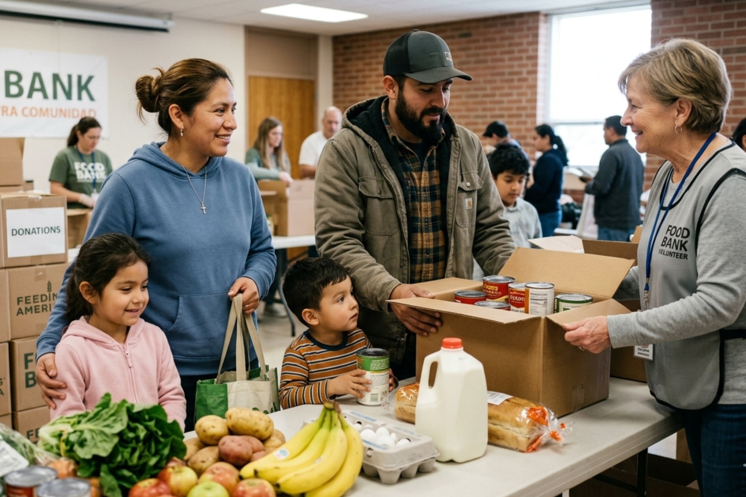 Miles de familias —incluyendo hispanas— han perdido sus beneficios SNAP debido a las duras políticas migratorias de Donald Trump en Estados Unidos (Foto: Imagen referencial creada por El Comercio MAG usando la IA de Gemini)