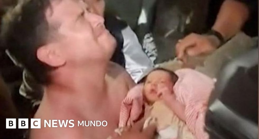 The touching story of the 18-day-old baby and his mother who were rescued after more than 24 hours under the rubble in Venezuela
