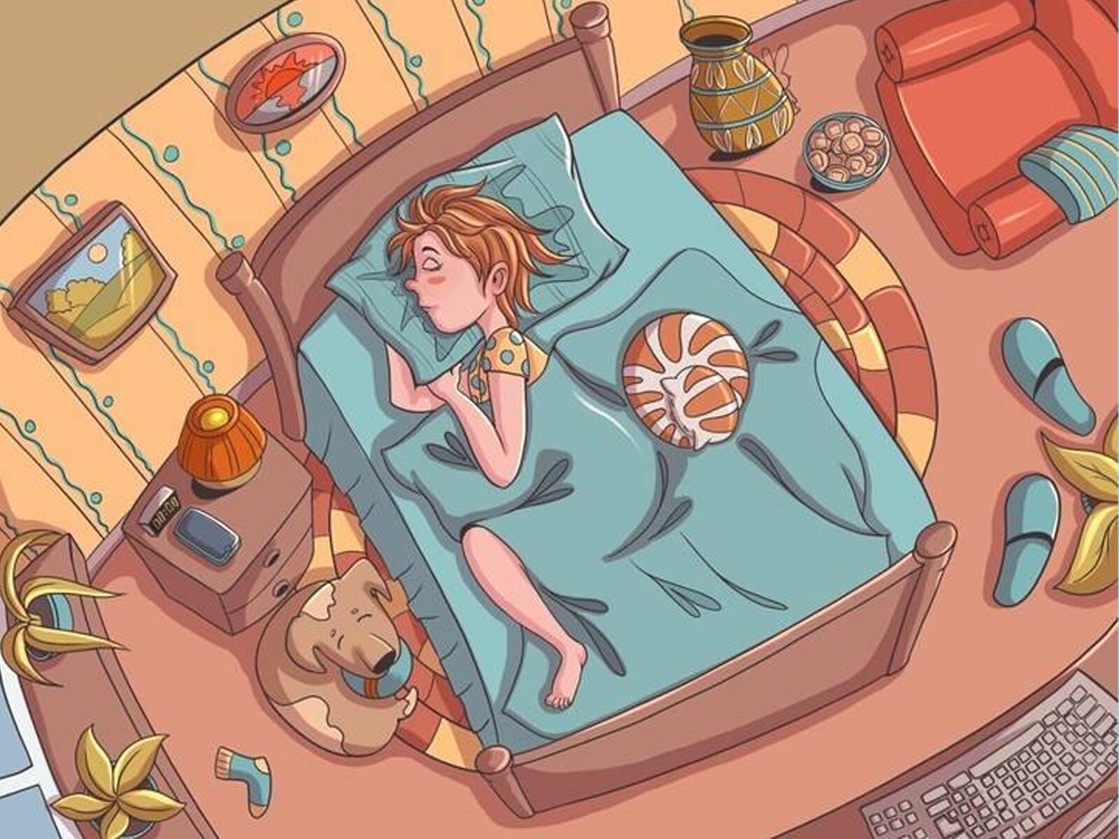 RETO VISUAL | Solo el 3% de las personas pueden encontrar el conejito escondido dentro del dormitorio de la niña en la imagen en 7 segundos. | Bright Side