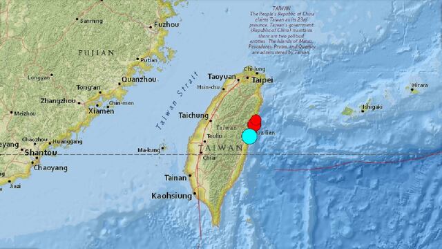 Japón emite alerta de tsunami en Okinawa por terremoto de magnitud 7,5 en Taiwán