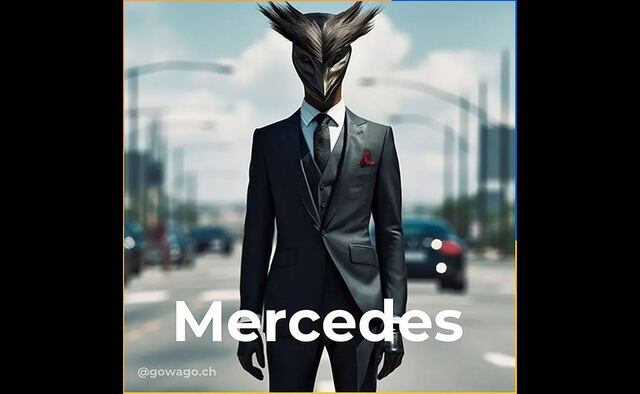 Mercedes es un cuervo por su prestigio, inteligencia, lujo.