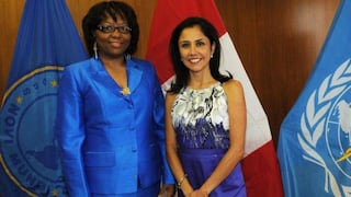 Nadine Heredia se reunió en Washington con la directora de la OPS