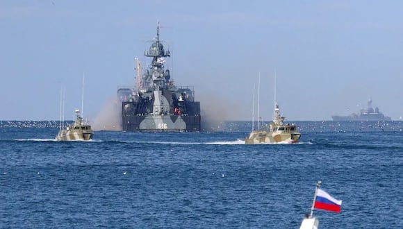Un buque de la armada rusa. (Foto: ALEXEY PAVLISHAK | Reuters)