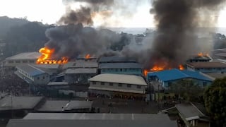 Islas Salomón: manifestantes incendian edificios y atacan comercios chinos pese a toque de queda